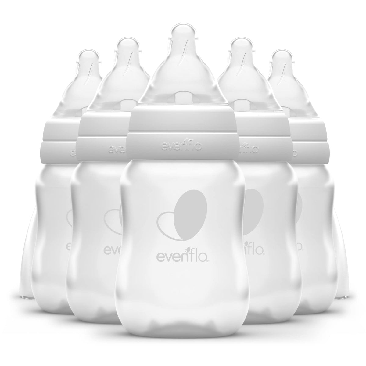Evenflo Balance Plus bottle with nipple latch promotes natural latch for calm feeding