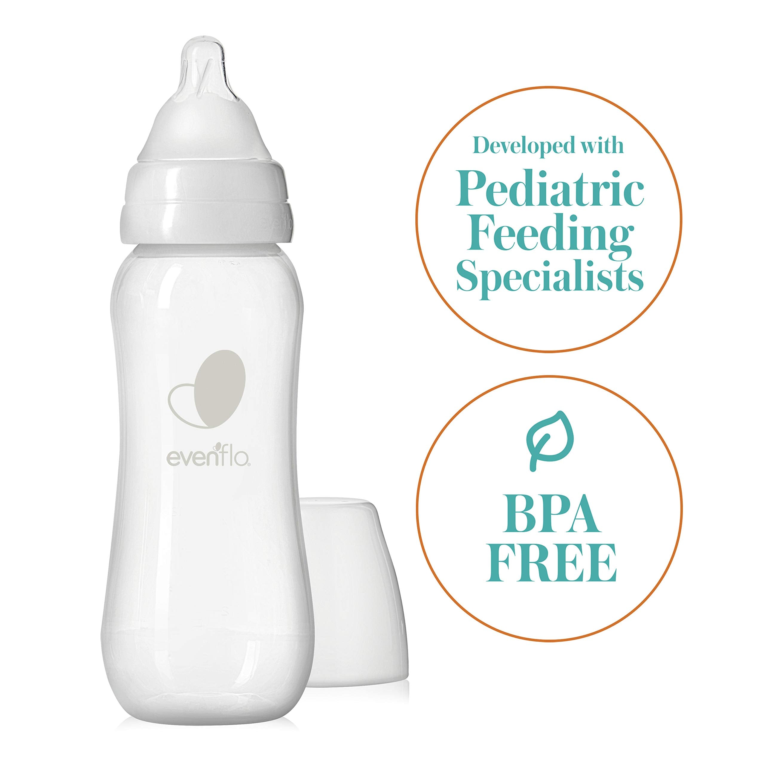 Evenflo Proflo venting technology reduces air bubbles in the bottle