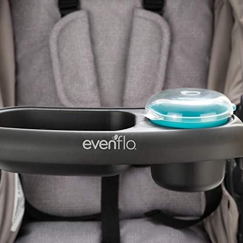 Evenflo Stroller Snack Tray with removable cup for on-the-go snacking