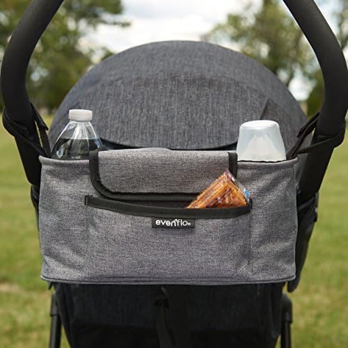 Evenflo easy-clean surfaces wipe clean quickly after outings.