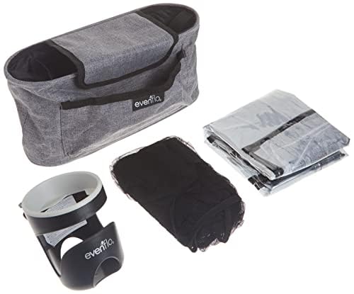 Evenflo stroller starter kit organizer console keeps essentials within reach on the go.
