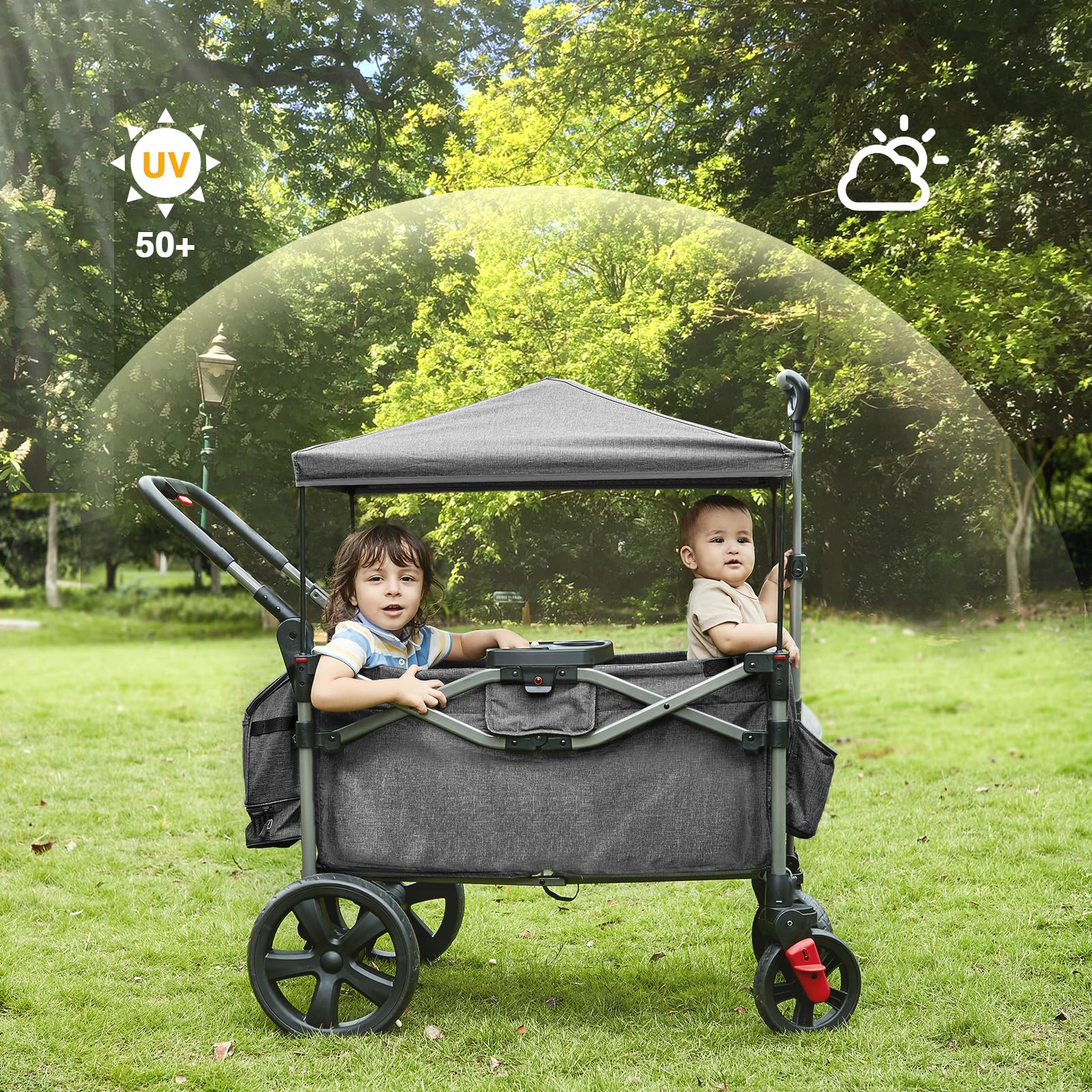 Ever Advanced wagon cargo area open, showing spacious interior for gear