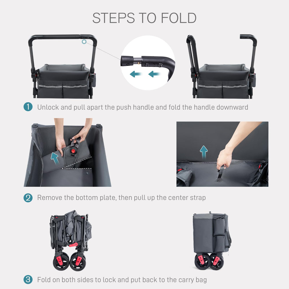 Ever Advanced Ultra-Compact Wagon anti-shock system cushions bumps on uneven terrain.