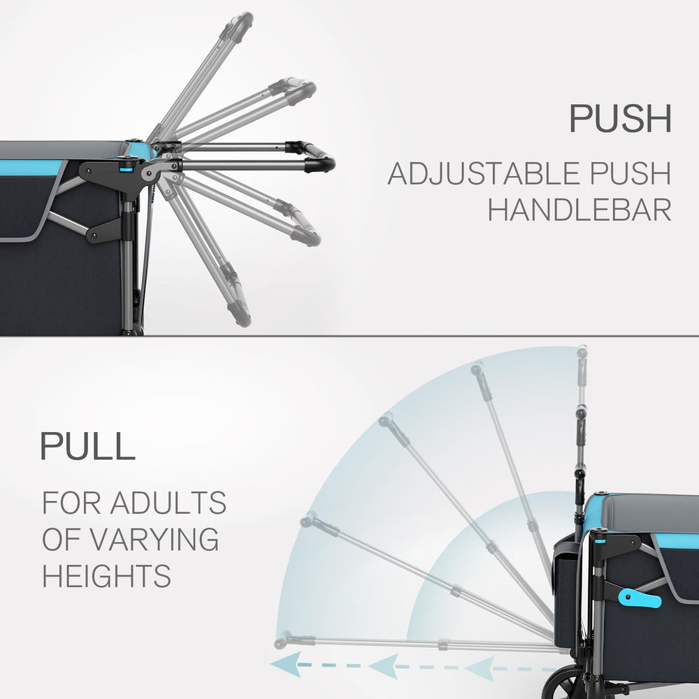 EVER ADVANCED front, back and side pockets keep essentials within reach