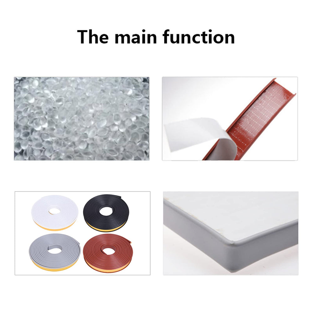 EVERDIJ edge protector application on furniture corner demonstrates easy peel-and-stick installation.