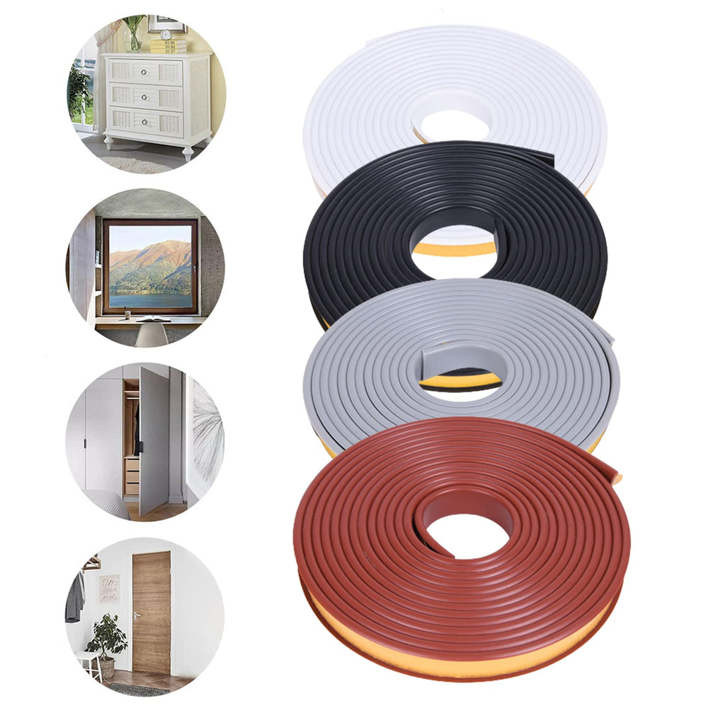 Tear-resistant EVERDIJ edge guard in brown safeguarding corners against impact