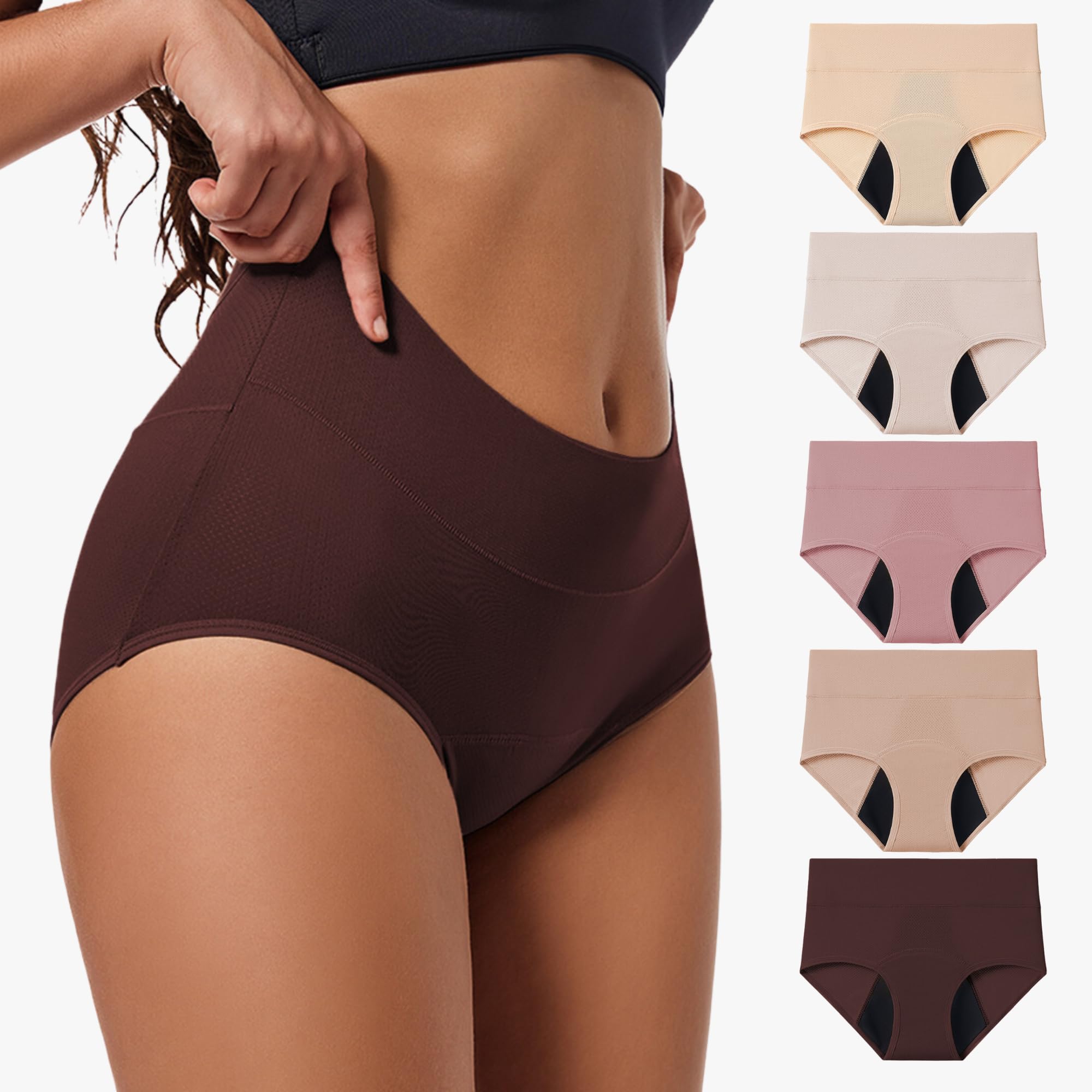 Everdries absorbent panties handle light to medium leaks up to 4 tsp.