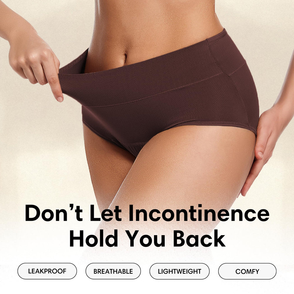 Everdries leakproof underwear stays discreet under clothing with all-day confidence.