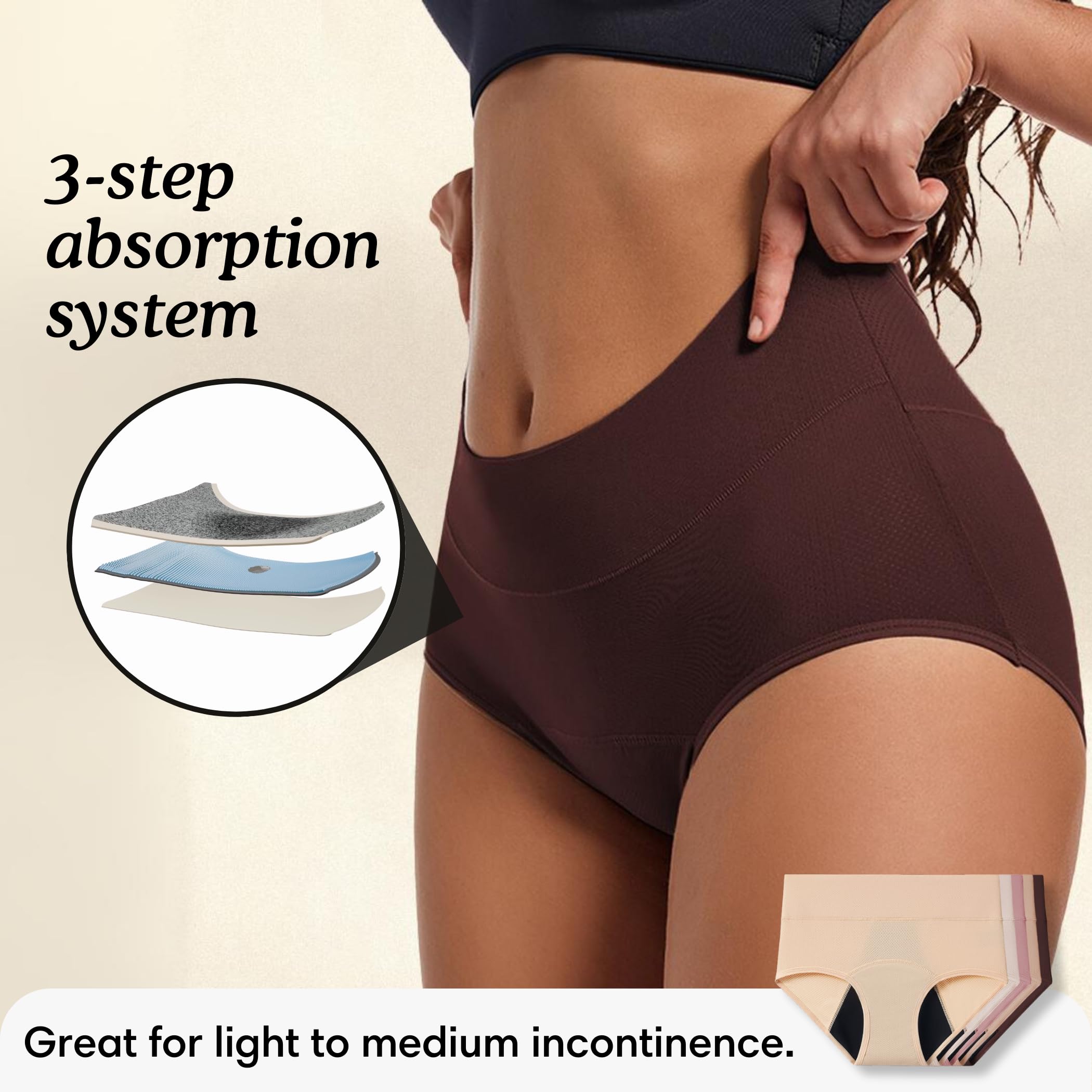 Everdries trusted by women over 60 for reliable daily protection.