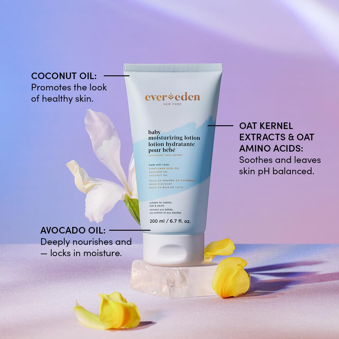 Evereden Bathtime Duo tear-free label showcases gentle cleansing for babies.