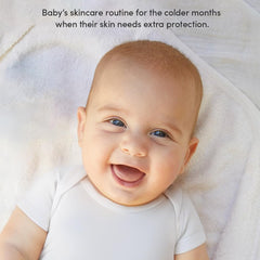 Evereden Silk Baby Cream texture demonstrates fast absorption for dry newborn skin.