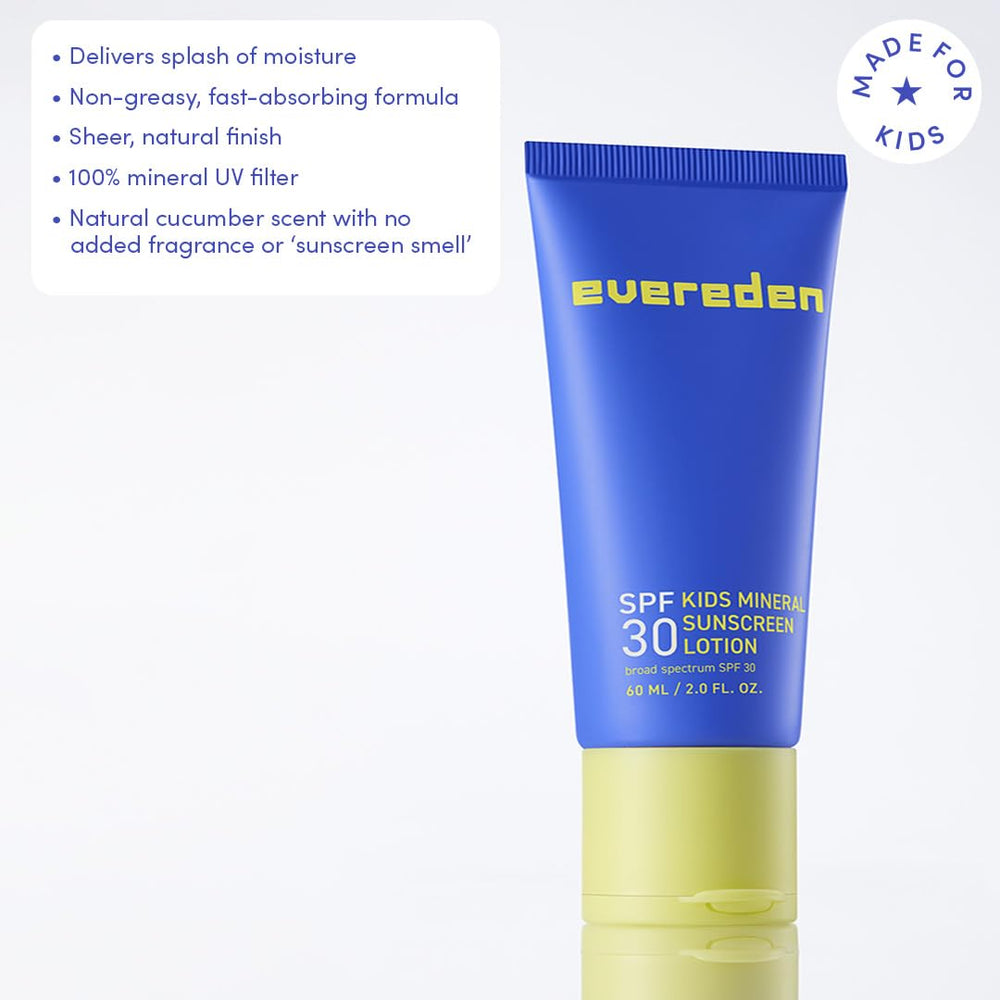 Evereden sunscreen being applied to the arm, smooth and even spread.