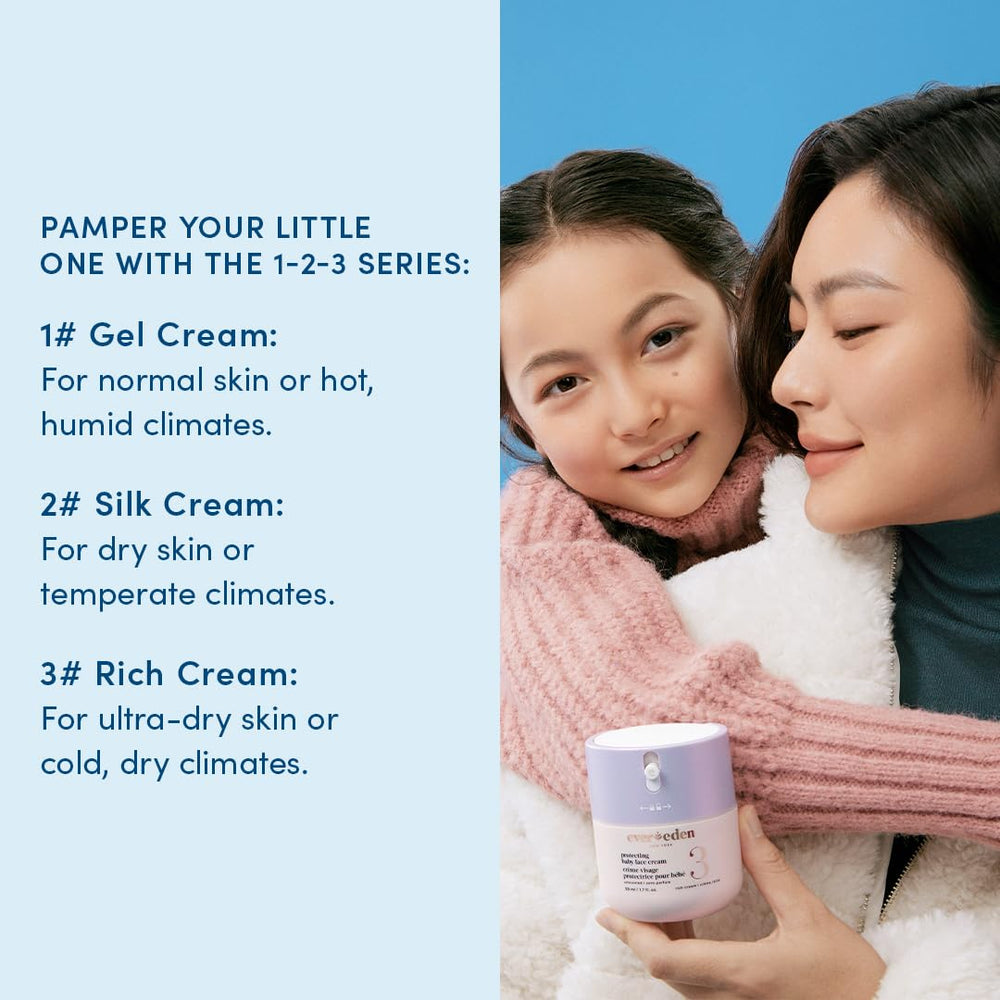 Compact travel-size bottle ready for on-the-go baby skincare.