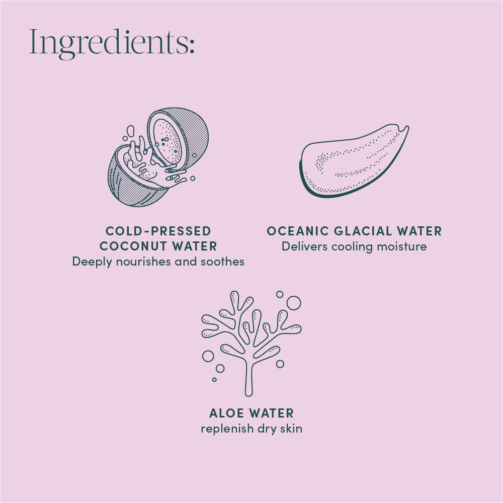 Evereden Tri-Water Baby Face Cream with aloe water for soothing hydration.