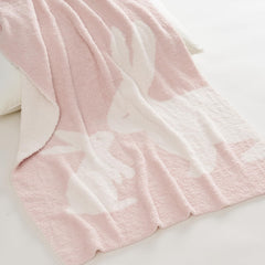 Close-up of Evergracehome plush fleece texture showing fluffy warmth