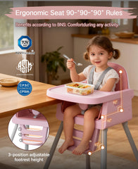 EverKiddo adjustable tray and footrest for growing little ones