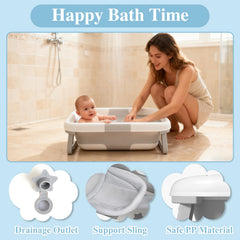 EverKiddo bath tub with drain plug enables quick drainage