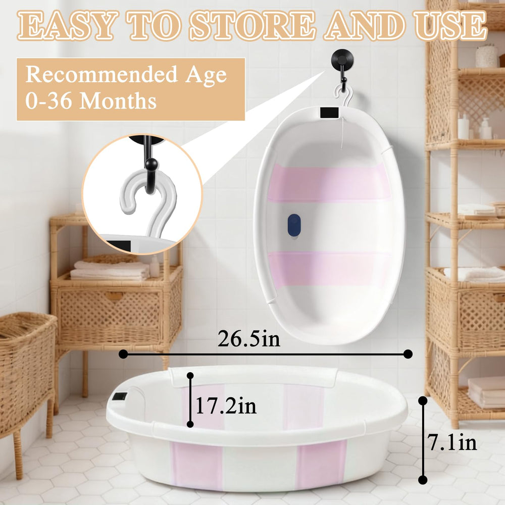 EverKiddo bath tub grows with baby from newborn to 36 months