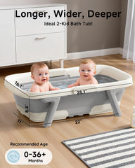 Stable EverKiddo tub with a four-point base for secure placement.