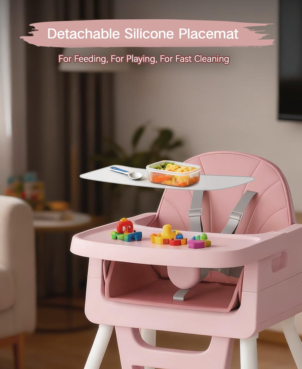 EverKiddo detachable seat pad is machine washable for quick cleanup