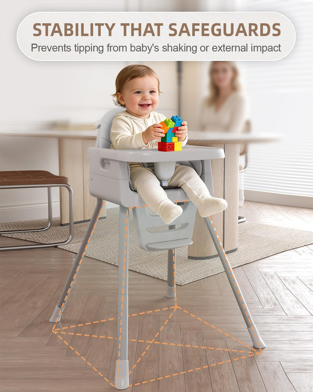 EverKiddo seat pad is washable for quick cleanups.