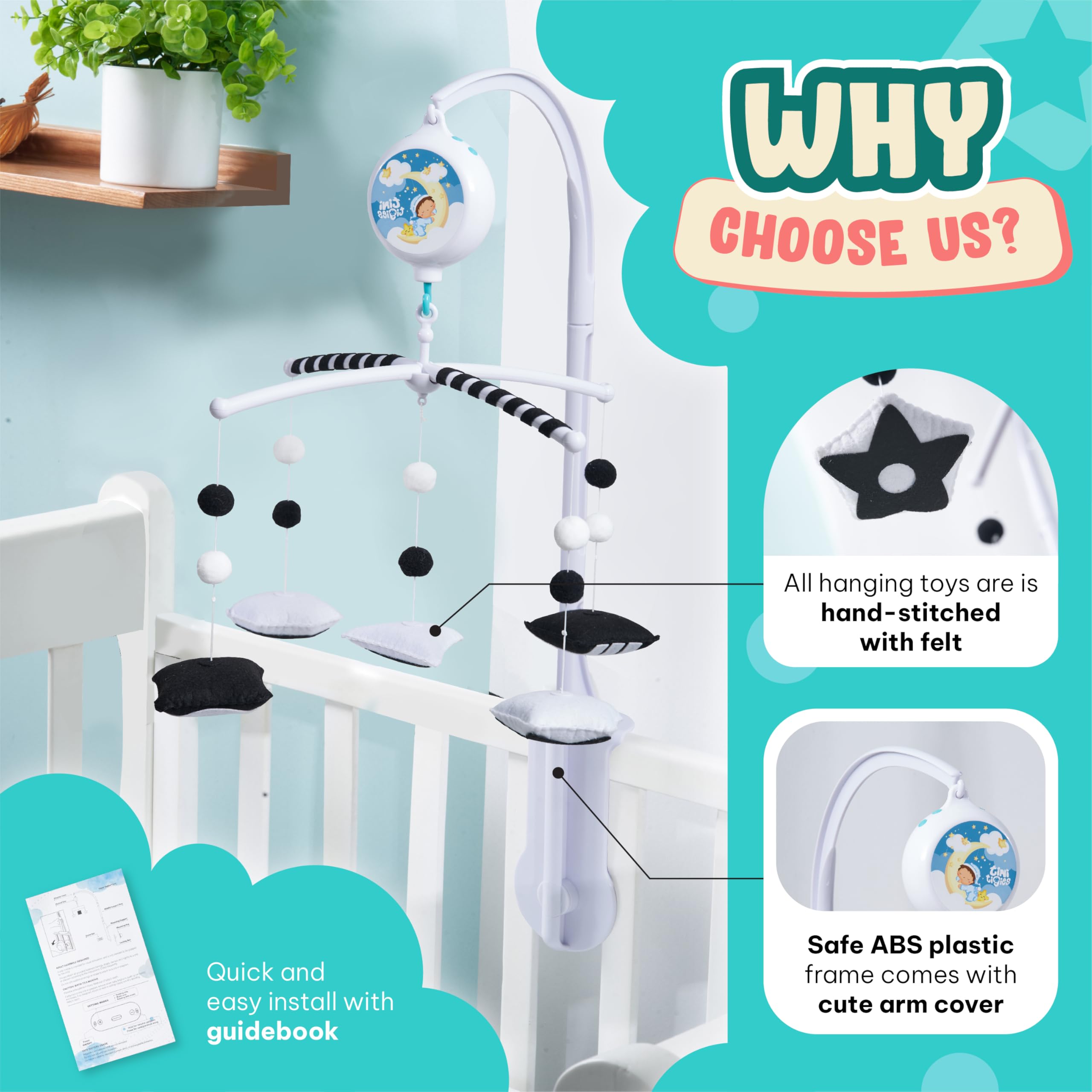 EverLove safe materials ensure non-toxic, durable use on cribs.