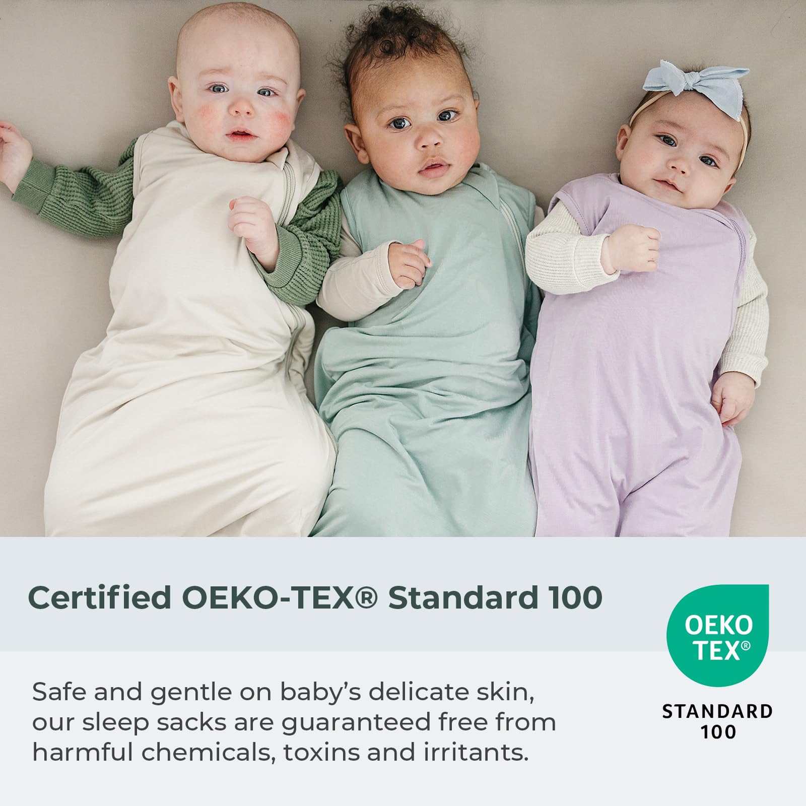 Three tog options 0.5, 1.0, 2.5 for year-round comfort
