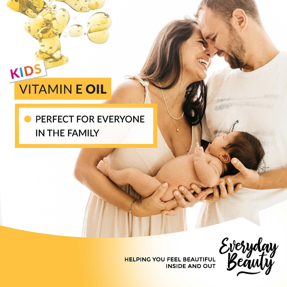 Fragrance-free vitamin E oil suitable for sensitive skin from Everyday Beauty.