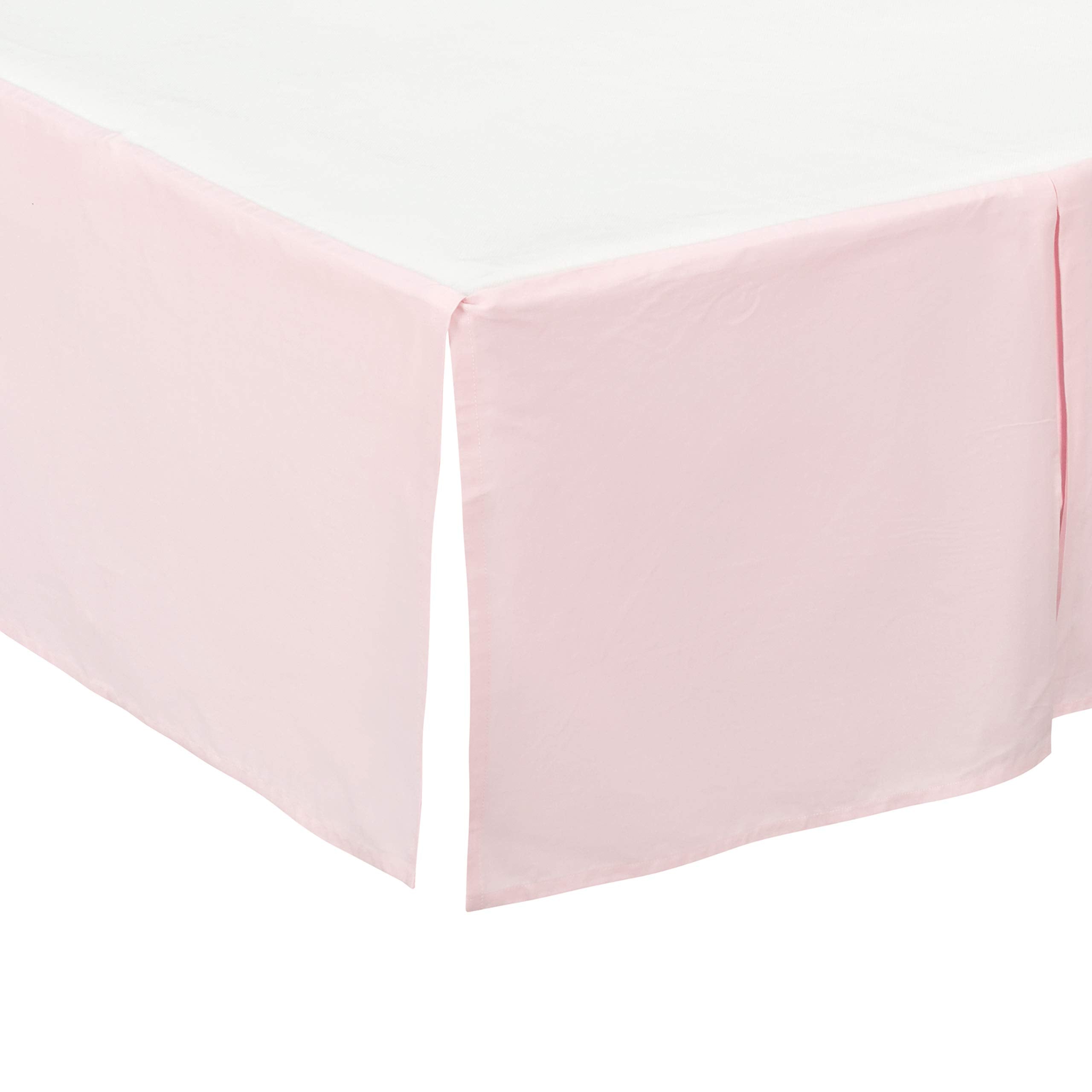 EVERYDAY KIDS 14-inch drop covers under-crib storage for a clean look.
