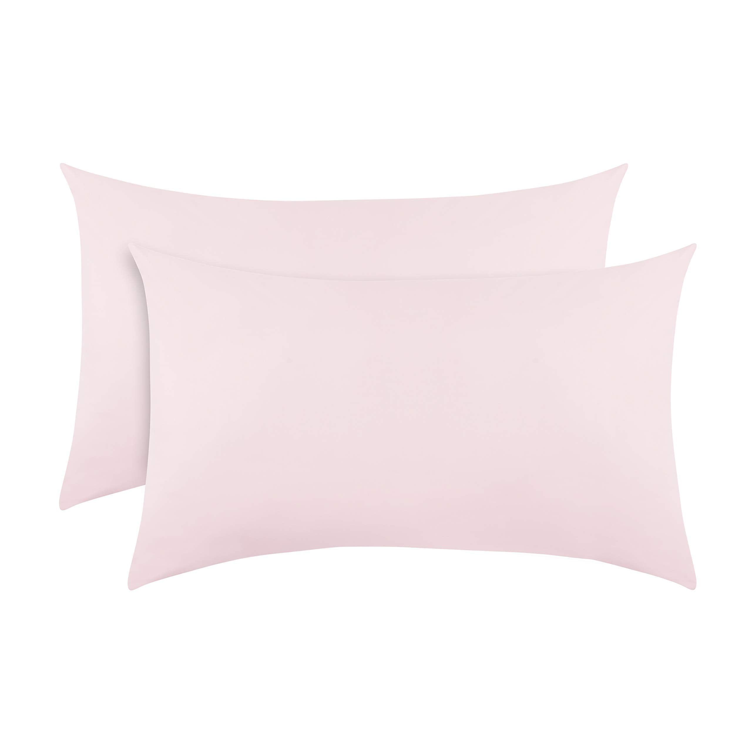 Everyday Kids 2-pack toddler travel pillowcase pink; cozy on trips.