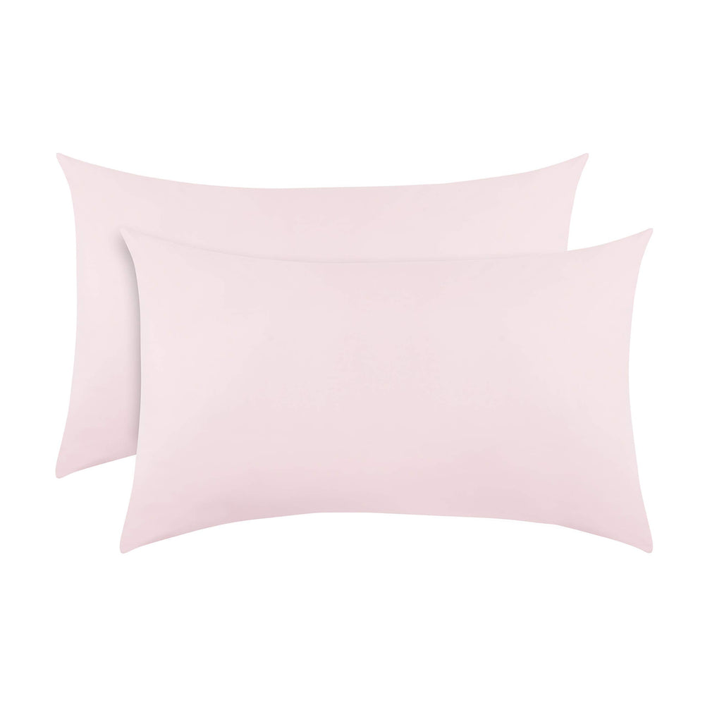 Everyday Kids 2-pack toddler travel pillowcase pink; cozy on trips.