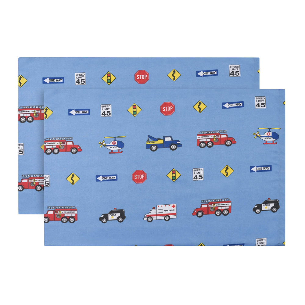 Everyday Kids 2-pack travel pillowcases ready for car or plane trips
