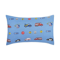 Everyday Kids pillowcase in use with child for comfortable travel nap