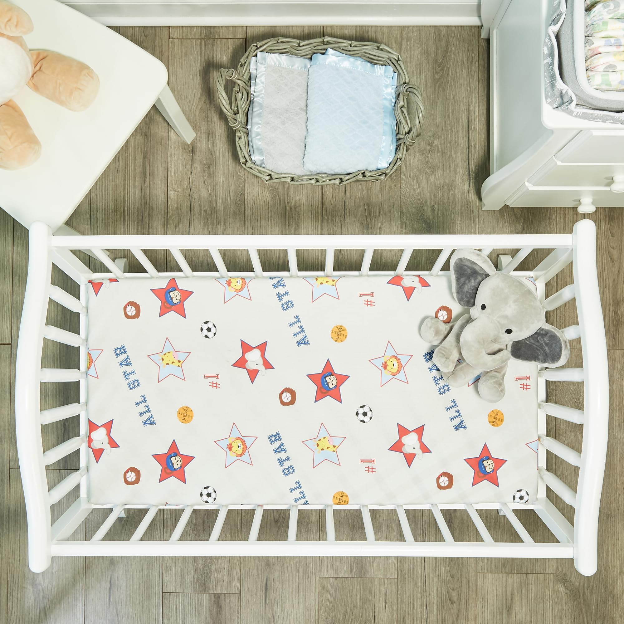 Easy-care baby bedding from EVERYDAY KIDS, colorfast and machine washable