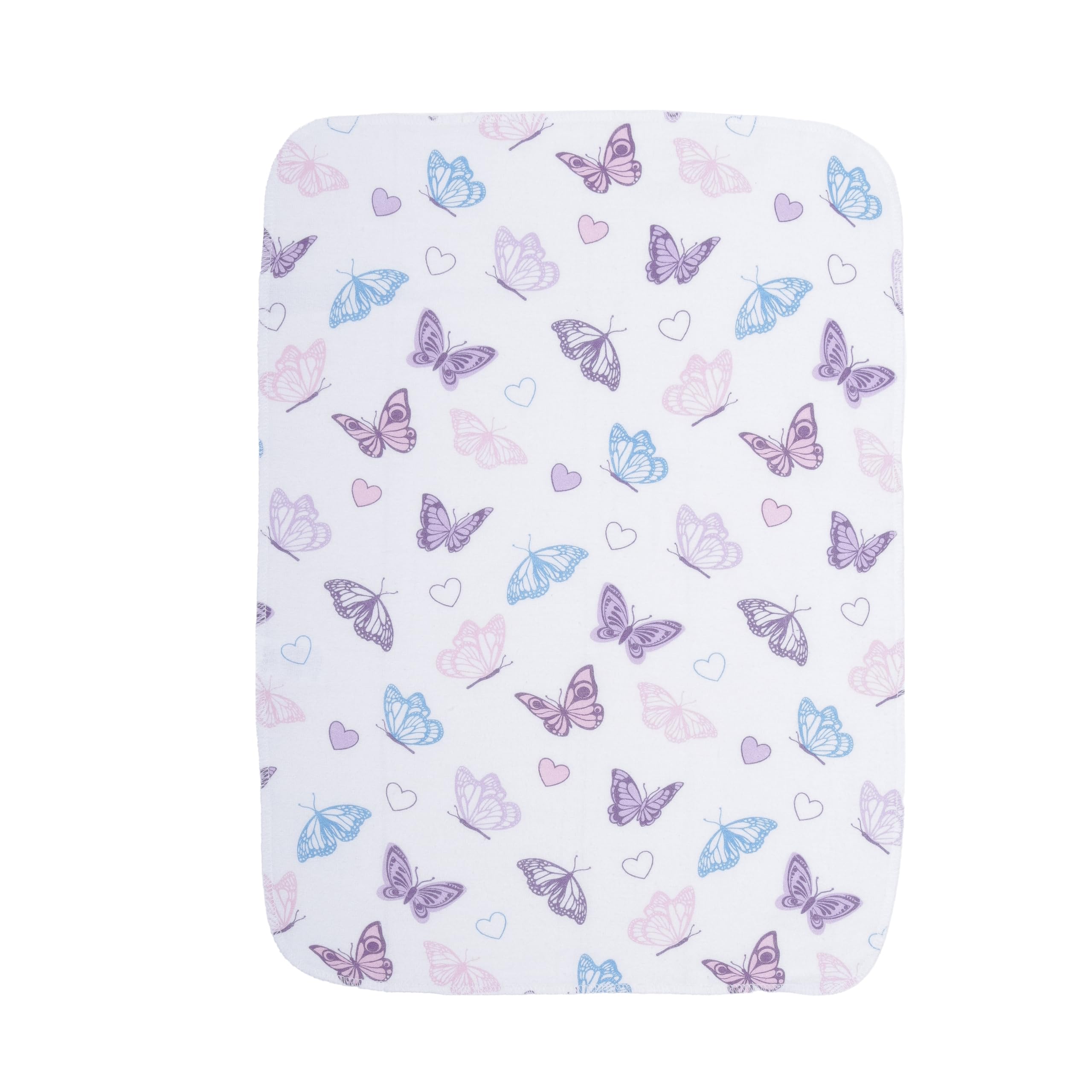 EVERYDAY KIDS burp cloths floral rose print gentle on skin