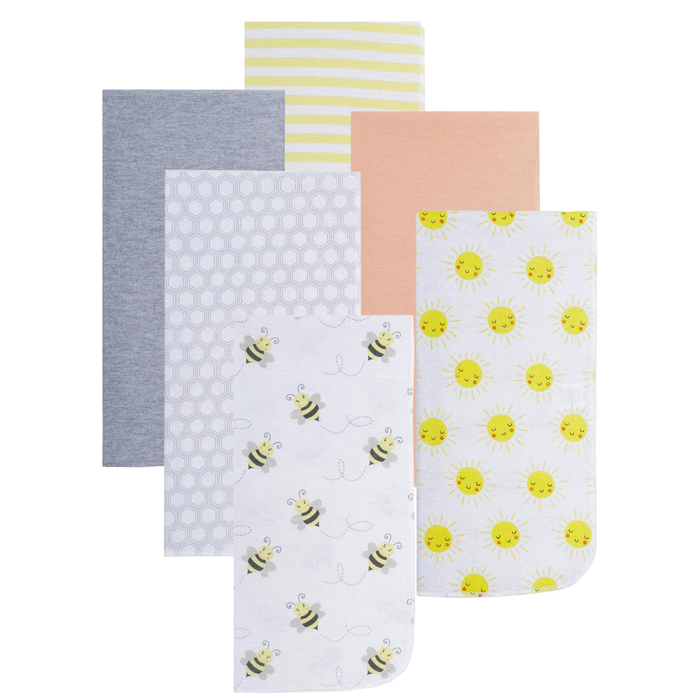 Everyday Kids burp cloths mixed pattern set great baby gift choice