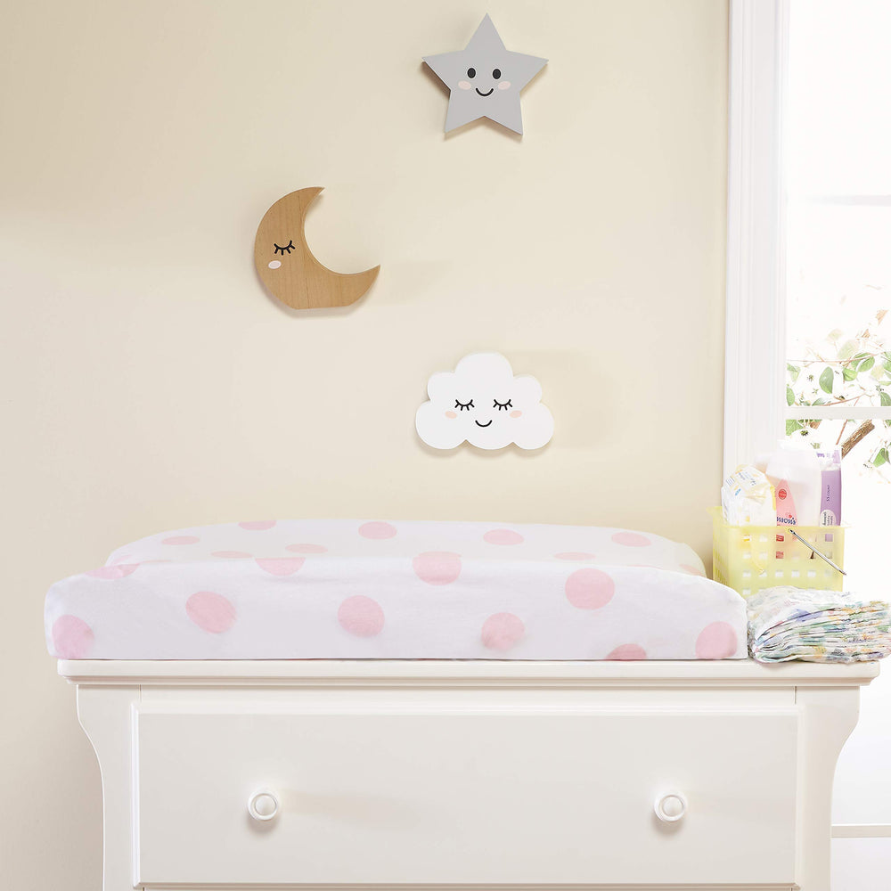 EVERYDAY KIDS changing pad cover built-in eyelets for harness compatibility