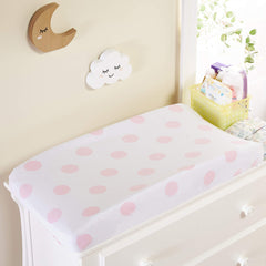 EVERYDAY KIDS changing pad cover jersey-knit fabric highlights breathable texture