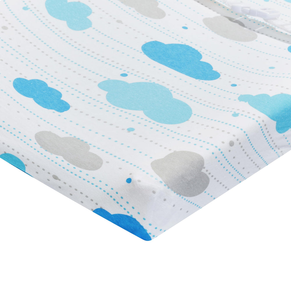 EVERYDAY KIDS changing pad cover no-fade design keeps colors bright.