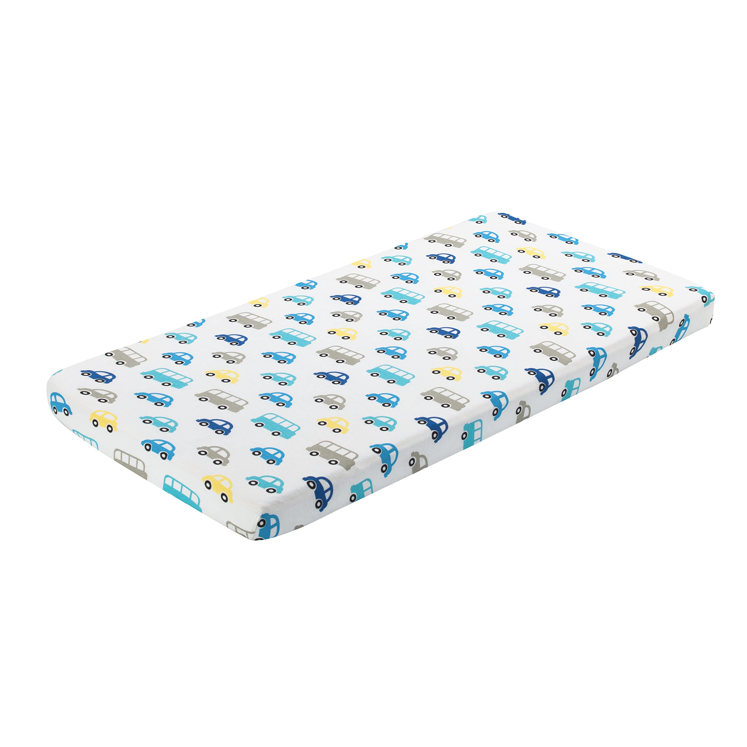 EVERYDAY KIDS cradle sheets fit 18x36 inch mattresses with four-sided elastic