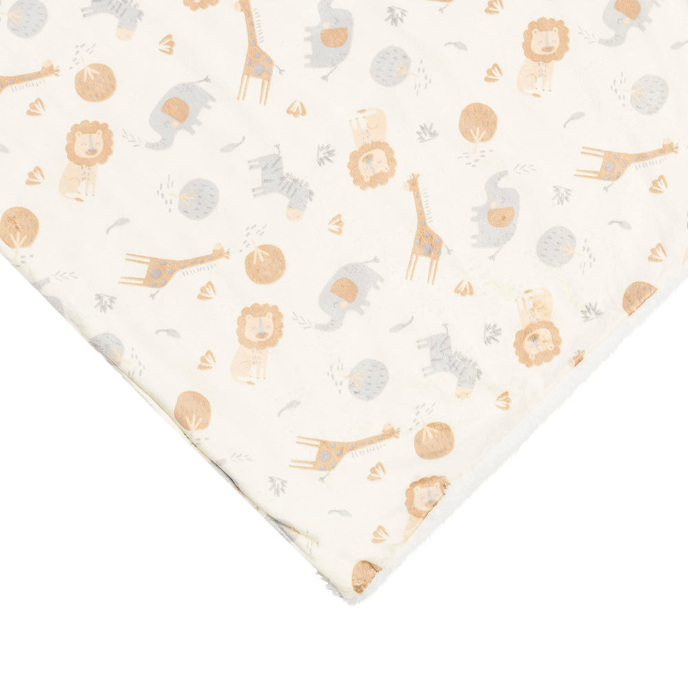 EVERYDAY KIDS jungle animals nursery design, 30x40 inches, stroller-ready