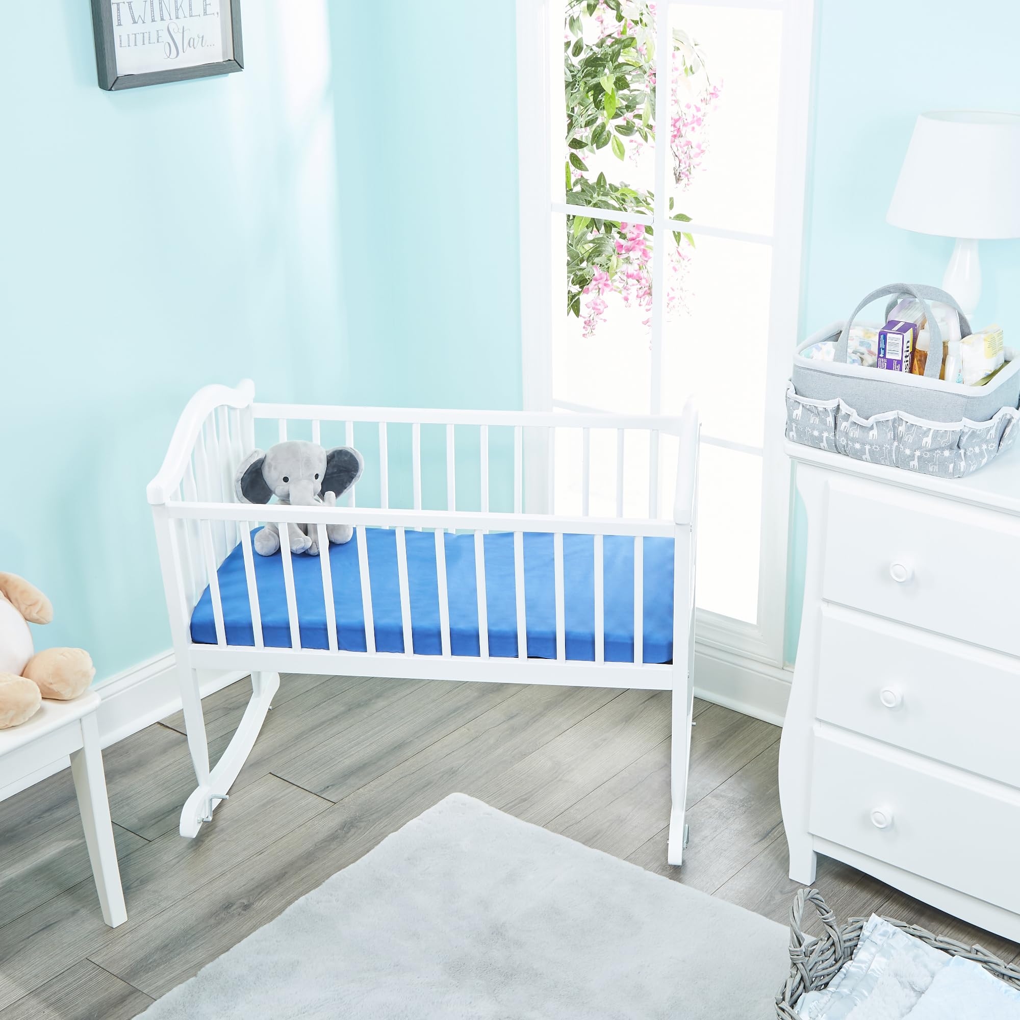 Nursery decor-friendly design from EVERYDAY KIDS bedding for a cheerful room