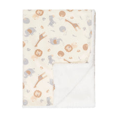 EVERYDAY KIDS sherpa backing closeup, warm lining for cozy naps
