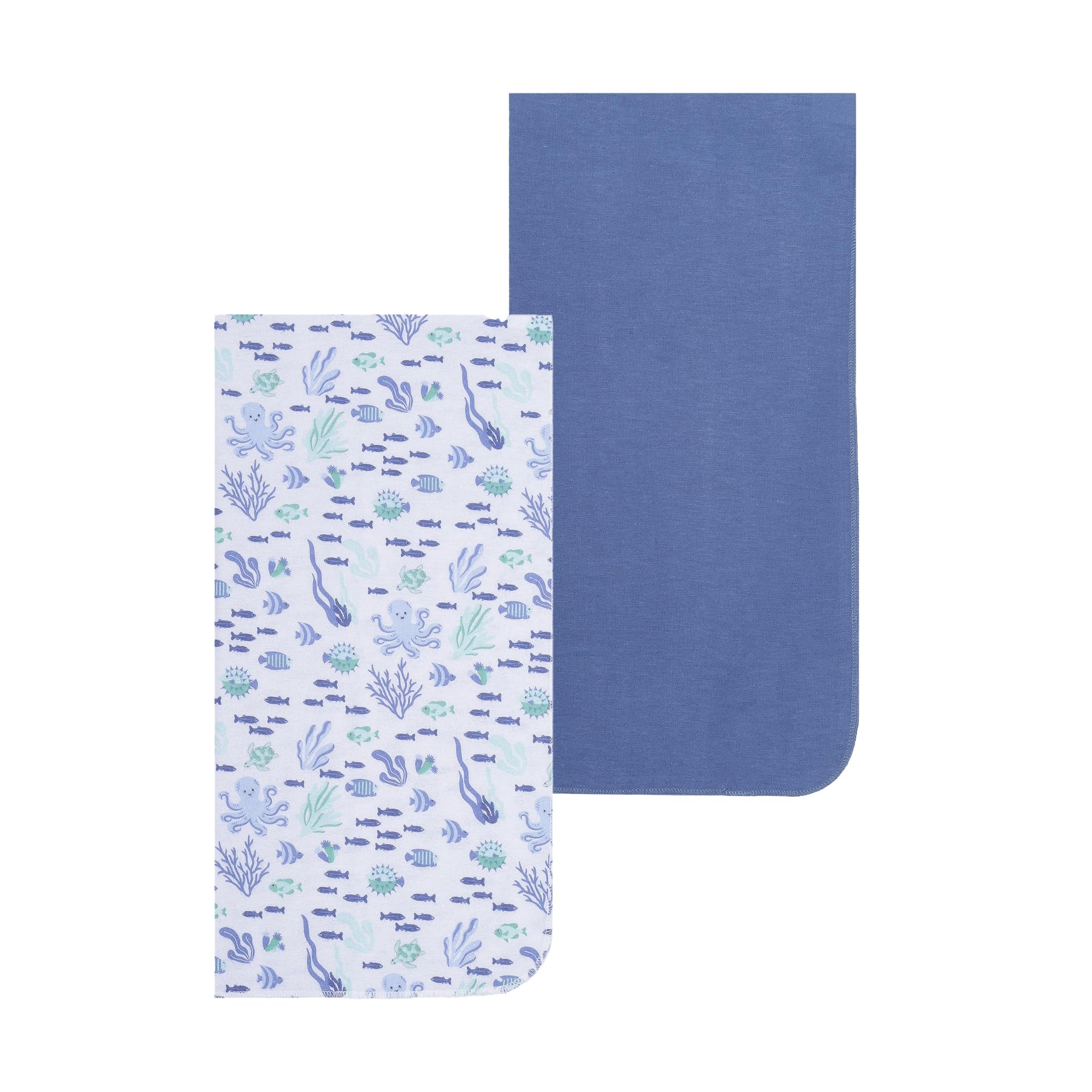 EVERYDAY KIDS solid blue blanket 2 offers easy layering and travel-friendly warmth