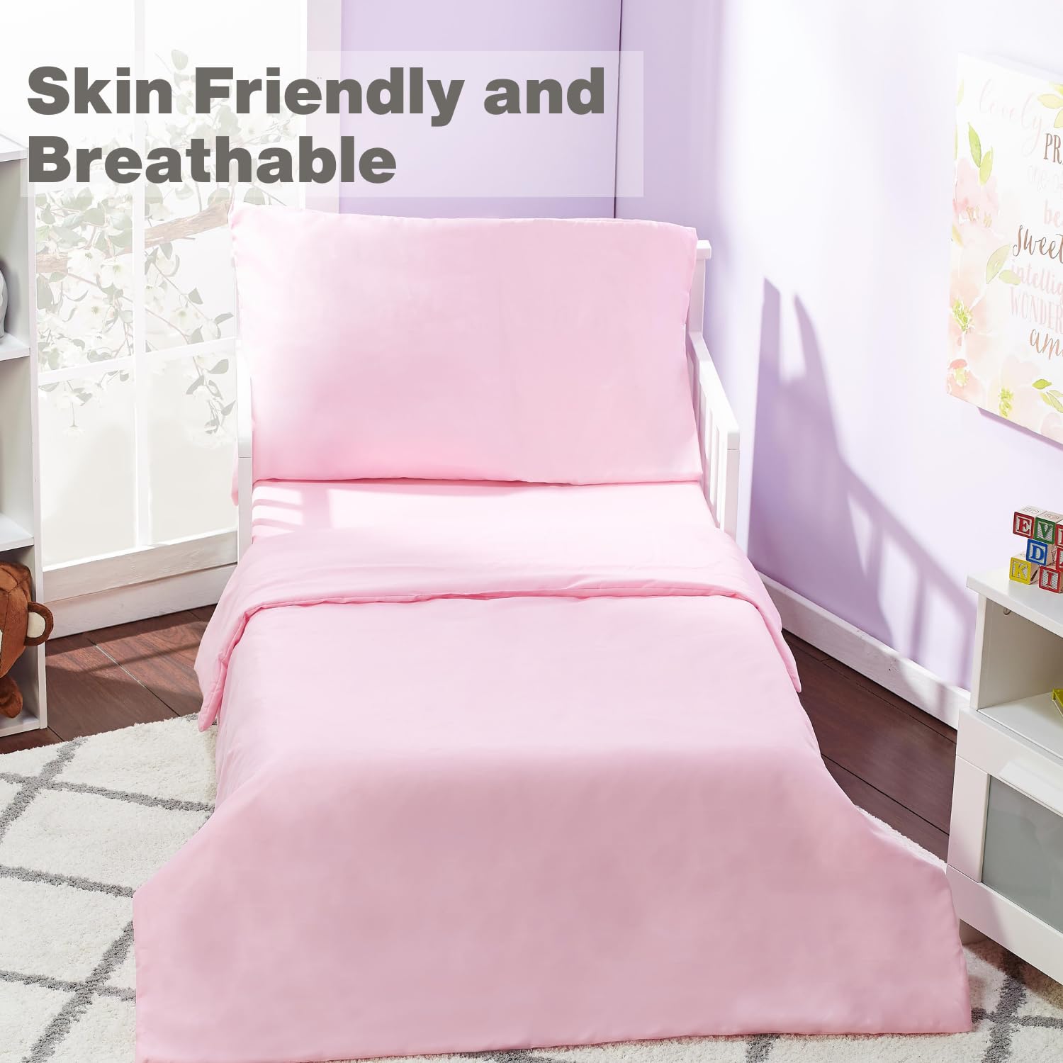 Everyday Kids fabric-detail close-up highlights breathable microfiber texture