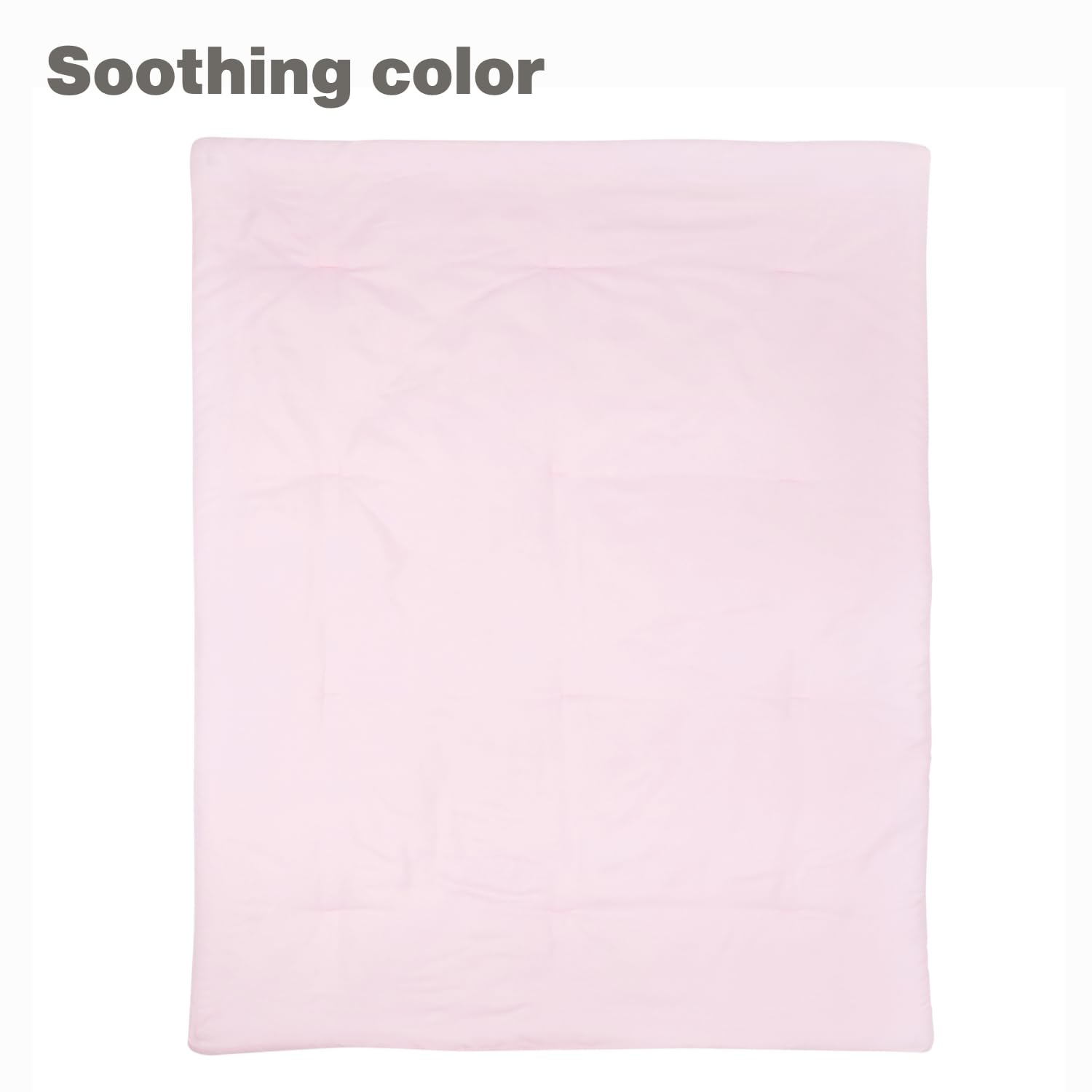 Everyday Kids packaging image showing easy-care pink bedding set
