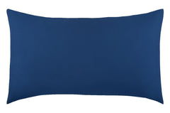 Everyday Kids toddler sheet set pillowcase navy, gentle fabric for easy overnight comfort.