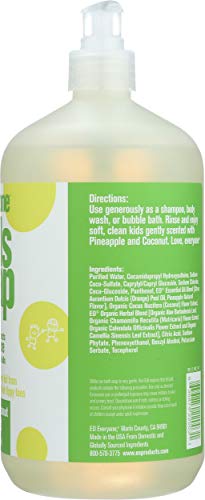 Everyone 3in1 tropical coconut scent includes orange essential oil for aroma.