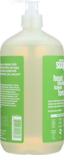Everyone 3in1 pump-dispensing bottle shown for easy tub use and less mess.