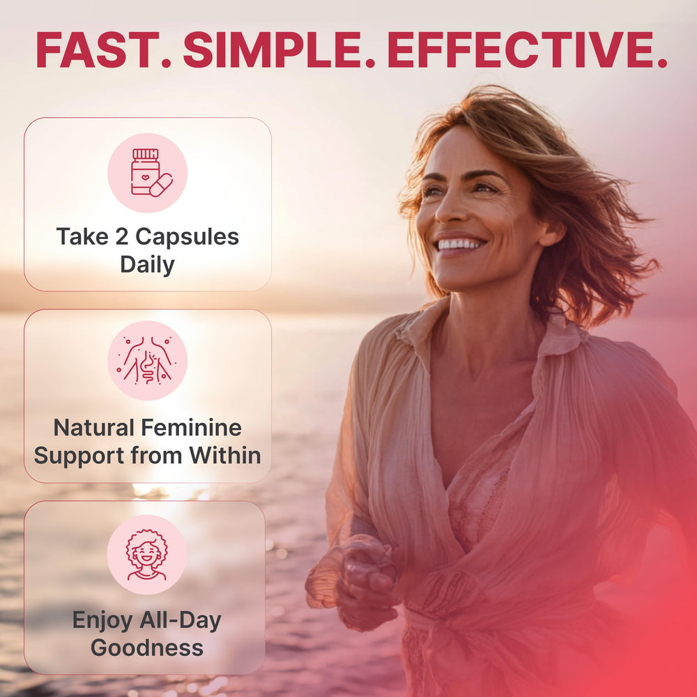 Eve's Cycle Slippery Elm on label, natural moisture support.